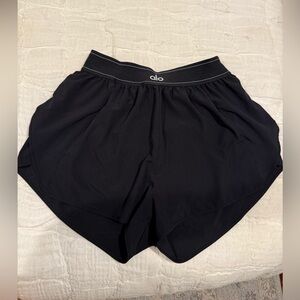 Alo Yoga Match Point Shorts Black Size Medium Great Condition